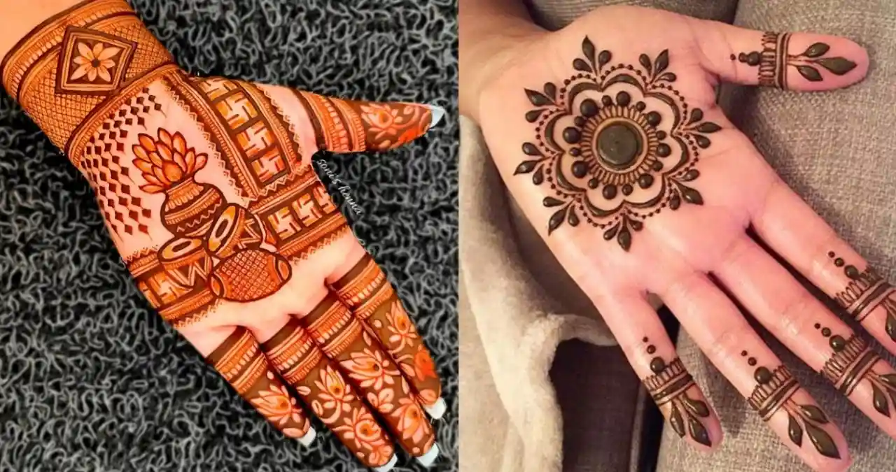 Latest Karwa Chauth Mehndi Designs Images - Wish N Wed-sonthuy.vn